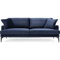 Canapea Trendy Papira Navy Blue 90x88x205cm GTR003300 imaginea #4 — magazin online Desire.md