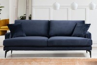 Canapea Trendy Papira Navy Blue 90x88x205cm GTR003300