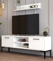 Comodă TV Trendy Riga White/Black 140x48x30cm GTR000056 imaginea #2 — magazin online Desire.md