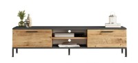 Comodă TV Trendy RL1-AA Pine Atlantic/Anthracit 160x35x39.1cm GTR000276 imaginea #3 — magazin online Desire.md