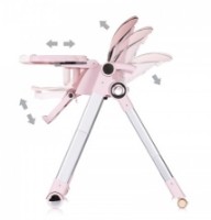 Scaun de masa Chipolino 2in1 Super Chef Pink Marshmallow (STHSC02503PM) imaginea #3 — magazin online Desire.md