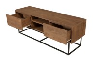 Comodă TV Trendy Rodez 140 Walnut/Black 140x50x40cm GTR000375 imaginea #2 — magazin online Desire.md