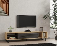 Comodă TV Trendy Safir Sapphire Oak/Anthracit 160x40x35cm GTR006417 imaginea #4 — magazin online Desire.md