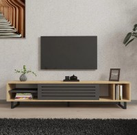 Comodă TV Trendy Safir Sapphire Oak/Anthracit 160x40x35cm GTR006417