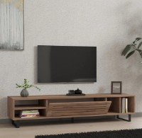 Comodă TV Trendy Safir Walnut/Black 160x40x35cm GTR000366 imaginea #5 — magazin online Desire.md