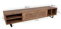 Comodă TV Trendy Safir Walnut/Black 160x40x35cm GTR000366 imaginea #2 — magazin online Desire.md