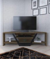 Comodă TV Trendy Sares Oud Oak/Black 120x36.8x35cm GTR006400