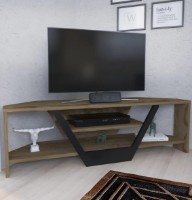Comodă TV Trendy Sares Oud Oak/Black 120x36.8x35cm GTR006400 imaginea #2 — magazin online Desire.md