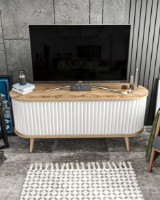 Тумба под ТВ Trendy Stor Oud Oak/White 140x64x43cm GTR006426