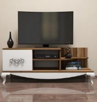 Comodă TV Trendy Sultan Walnut/White 130x50.6x45cm GTR000074