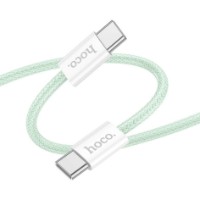USB Кабель Hoco X104 Source 60W Type-C to Type-C 2m Green