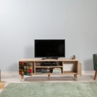 Comodă TV Trendy Truva 723 Oak Sonoma 140x50x40cm GTR006423 imaginea #2 — magazin online Desire.md