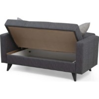 Canapea Trendy Polya Dark Grey 151x86x75cm GTR007507 imaginea #4 — magazin online Desire.md