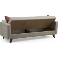 Canapea Trendy Polya Beige 205x86x75cm GTR007514 imaginea #4 — magazin online Desire.md