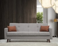 Canapea Trendy Polya Light Grey 205x86x75cm GTR007513 imaginea #1 — magazin online Desire.md