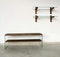 Comodă TV Trendy TV105 Walnut 120x45x35cm GTR000327 imaginea #3 — magazin online Desire.md