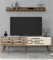 Comodă TV Trendy Valensiya 140 Walnut/Cream 140x45x35cm GTR000082 imaginea #1 — magazin online Desire.md