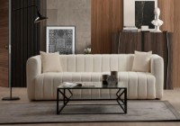 Canapea Trendy Regal Cream 90x225x75cm GTR003312