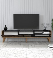Comodă TV Trendy Valensiya Walnut/Black Marble 180x45x35cm GTR000130 imaginea #2 — magazin online Desire.md