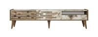 Comodă TV Trendy Valensiya Walnut/White Marble 180x45x35cm GTR000133 imaginea #3 — magazin online Desire.md
