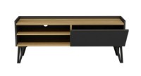Comodă TV Trendy Veronica Anthracit/Oak/Black 140x49.5x33cm GTR006378 imaginea #3 — magazin online Desire.md