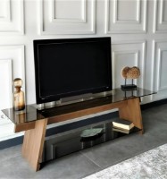 Тумба под ТВ Trendy TV201 Walnut 158x45x40cm GTR000322 фото №4 — интернет-магазин Desire.md