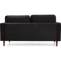 Canapea Trendy Roma Black 90x70x175cm GTR003192 imaginea #3 — magazin online Desire.md