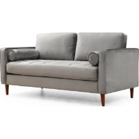 Canapea Trendy Roma Light Grey 90x70x175cm GTR003194 imaginea #4 — magazin online Desire.md