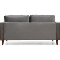 Canapea Trendy Roma Light Grey 90x70x175cm GTR003194 imaginea #7 — magazin online Desire.md