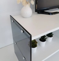 Comodă TV Trendy TV401 White 122x45x35cm GTR000298 imaginea #2 — magazin online Desire.md