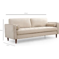 Canapea Trendy Roma Beige 90x70x215cm GTR003305 imaginea #3 — magazin online Desire.md