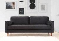 Диван Trendy Roma Black 90x70x215cm GTR003306 фото №1 — интернет-магазин Desire.md