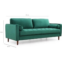 Диван Trendy Roma Green 90x70x215cm GTR003307 фото №5 — интернет-магазин Desire.md