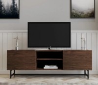 Comodă TV Trendy Wood Walnut/Black 150x50x41cm GTR006424