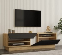 Comodă TV Trendy Yaprak Sapphire Oak/Anthracit 160x45x40cm GTR000371 imaginea #4 — magazin online Desire.md