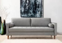 Canapea Trendy Roma Light Grey 90x70x215cm GTR003308