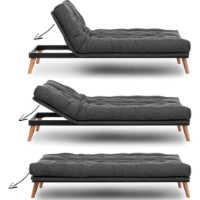 Canapea Trendy Saki Dark Grey 185x92x82cm GTR003104 imaginea #3 — magazin online Desire.md