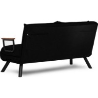 Canapea Trendy Sando Black 133x78x78cm GTR003010 imaginea #5 — magazin online Desire.md