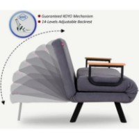 Canapea Trendy Sando Grey 78x78x133cm GTR003014 imaginea #4 — magazin online Desire.md