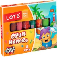 Plastilina Lets 8 Colors (L8108)