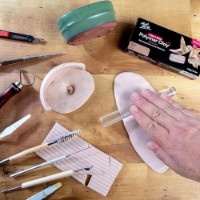 Argilă polimerică Mont Marte Polymer Clay 400gr Beige (MMSP6401) imaginea #4 — magazin online Desire.md