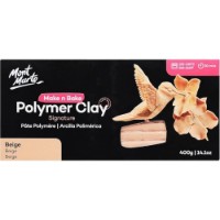 Argilă polimerică Mont Marte Polymer Clay 400gr Beige (MMSP6401)