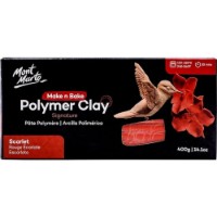 Argilă polimerică Mont Marte Pollymer Clay 400пк Scarlet Red (MMSP6404)