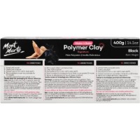 Argilă polimerică Mont Marte Polymer Clay 400gr Black (MMSP6403) imaginea #3 — magazin online Desire.md
