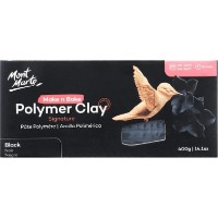 Argilă polimerică Mont Marte Polymer Clay 400gr Mid Grey (MMSP6412)