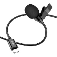 Microfon Hoco L14 Lightning Lavalier Black imaginea #2 — magazin online Desire.md