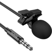 Microfon Hoco L14 3.5mm Lavalier Black imaginea #3 — magazin online Desire.md