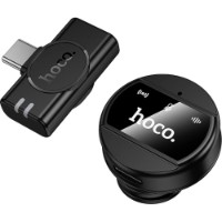 Microfon Hoco L21 Charm Lightning Black imaginea #3 — magazin online Desire.md