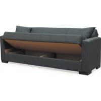 Canapea Trendy Vega Dark Grey 215x80x80cm GTR005140 imaginea #2 — magazin online Desire.md