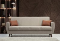 Canapea Trendy Zaden Beige 207x86x77cm GTR007518